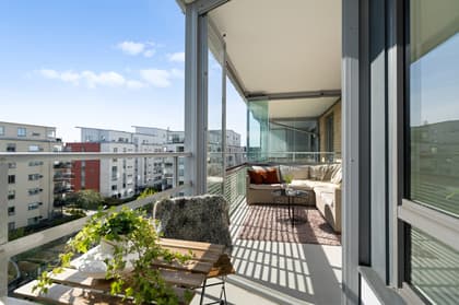 Balkong eller utsiktsbild