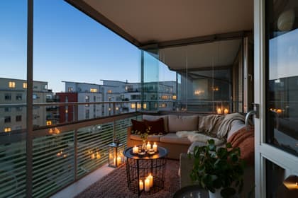 Balkong eller utsiktsbild