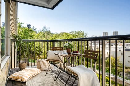 Balkong eller utsiktsbild