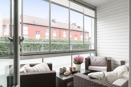 Balkong eller utsiktsbild