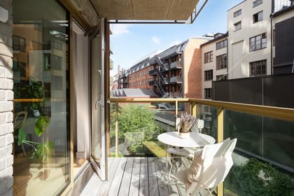 Balkong eller utsiktsbild