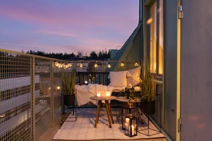 Balkong eller utsiktsbild