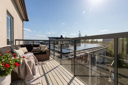 Balkong eller utsiktsbild