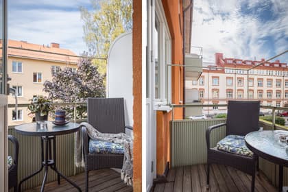 Balkong eller utsiktsbild