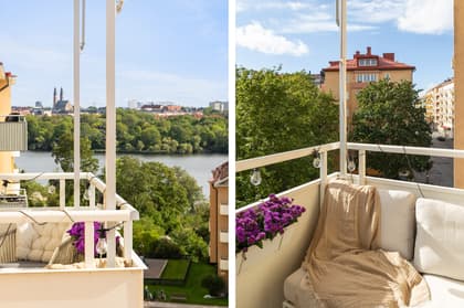 Balkong eller utsiktsbild