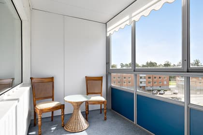 Balkong eller utsiktsbild