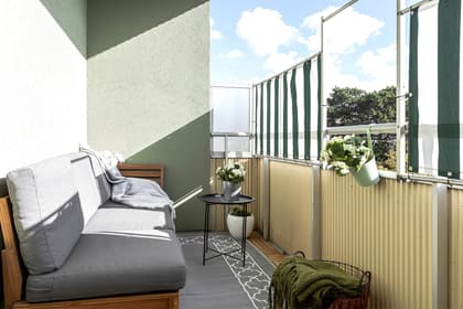 Balkong eller utsiktsbild