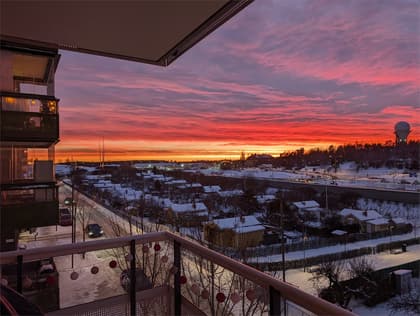 Balkong eller utsiktsbild