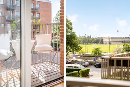 Balkong eller utsiktsbild