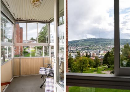 Balkong eller utsiktsbild