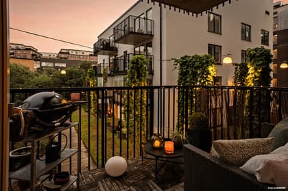 Balkong eller utsiktsbild