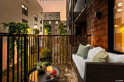 Balkong eller utsiktsbild