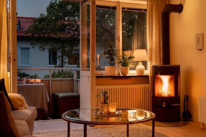 Balkong eller utsiktsbild