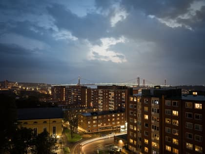 Balkong eller utsiktsbild