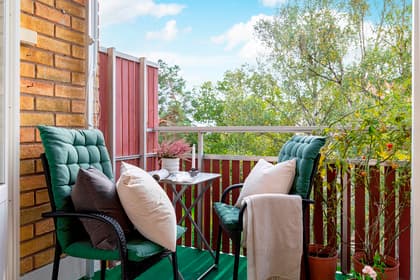 Balkong eller utsiktsbild