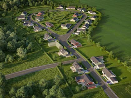 Illustrerad karta över fastigheten eller området