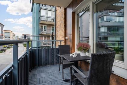 Balkong eller utsiktsbild