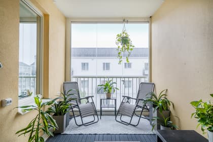 Balkong eller utsiktsbild