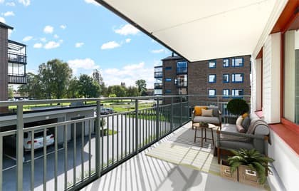 Balkong eller utsiktsbild