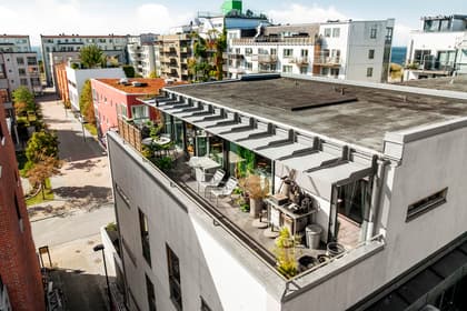 Balkong eller utsiktsbild