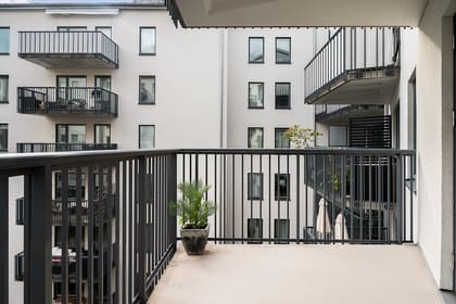 Balkong eller utsiktsbild