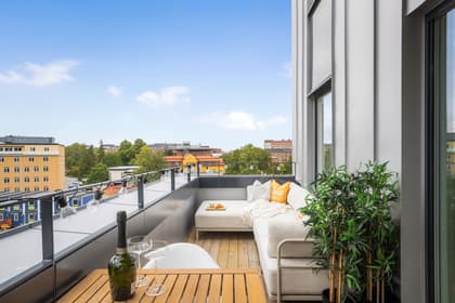 Balkong eller utsiktsbild