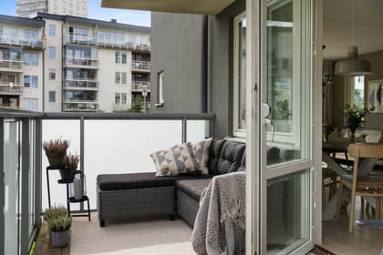 Balkong eller utsiktsbild