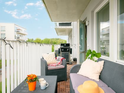 Balkong eller utsiktsbild