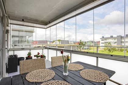 Balkong eller utsiktsbild