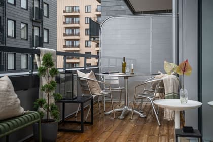 Balkong eller utsiktsbild