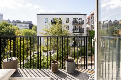 Balkong eller utsiktsbild