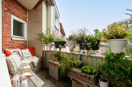 Balkong eller utsiktsbild