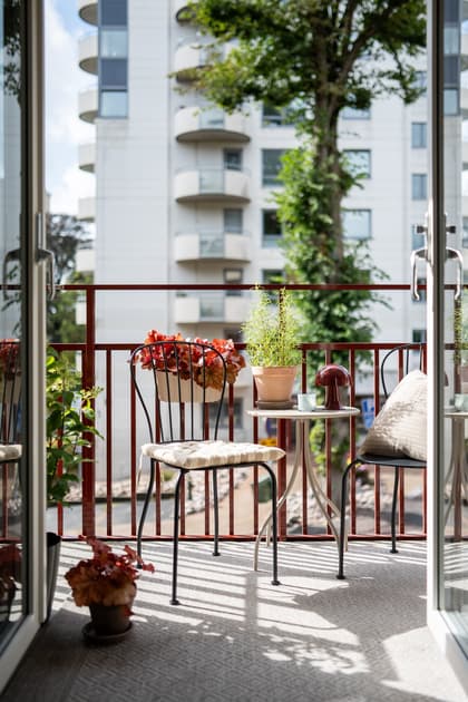 Balkong eller utsiktsbild