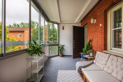 Balkong eller utsiktsbild