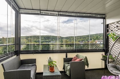 Balkong eller utsiktsbild