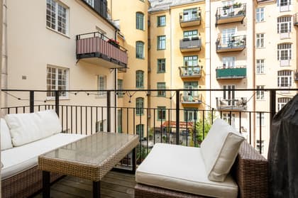 Balkong eller utsiktsbild