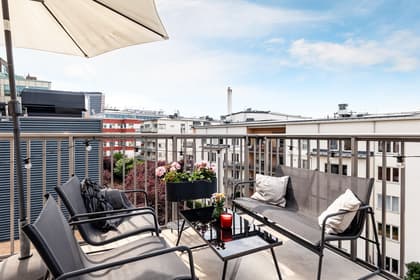 Balkong eller utsiktsbild