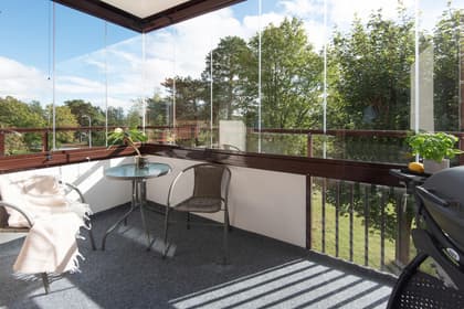 Balkong eller utsiktsbild