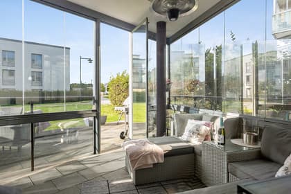 Balkong eller utsiktsbild