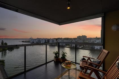 Balkong eller utsiktsbild