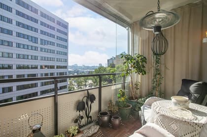 Balkong eller utsiktsbild