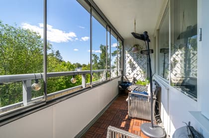 Balkong eller utsiktsbild