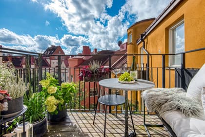 Balkong eller utsiktsbild