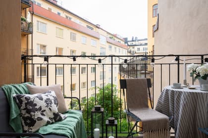 Balkong eller utsiktsbild