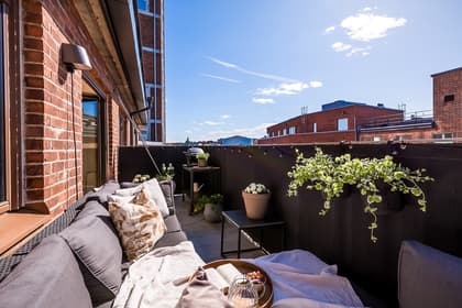 Balkong eller utsiktsbild