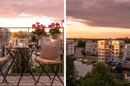 Balkong eller utsiktsbild