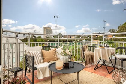 Balkong eller utsiktsbild