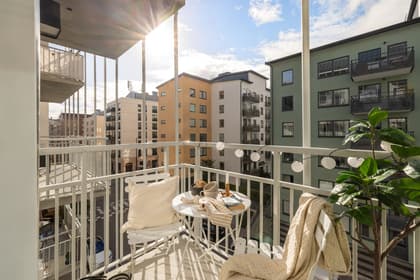 Balkong eller utsiktsbild