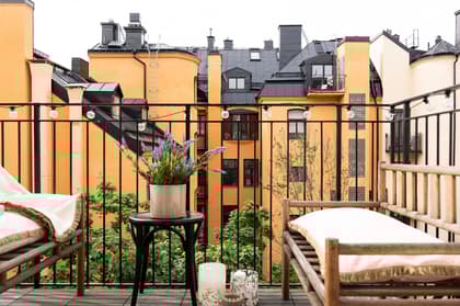 Balkong eller utsiktsbild