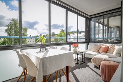 Balkong eller utsiktsbild